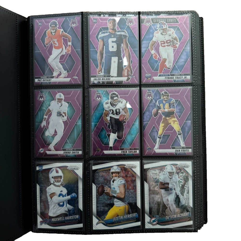 Panini NFL Football Card Binder Lot Mosaic Prizm Optic Rookies‎ Stars 176 Cards